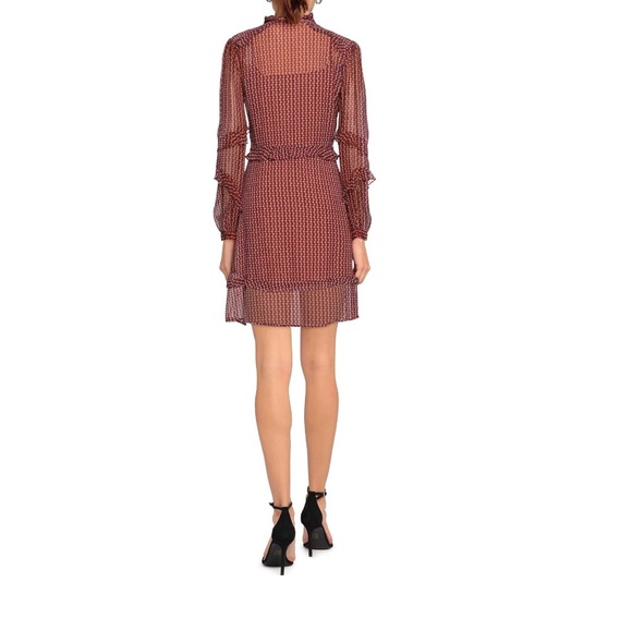 Blumarine Burgundy Dress IT 40 and IT 44 or US 4  US 8 - Picture 3 of 4
